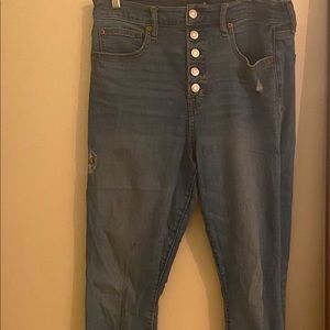 Gap high waisted skinny jeans